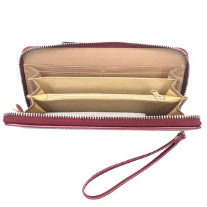 Voluminous Women Wallet with Wrist Strap