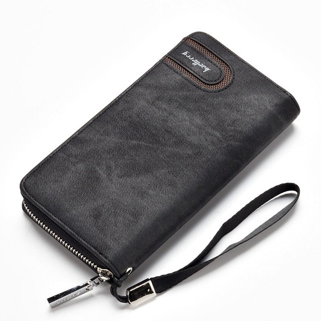 Baellerry Men Wallet with Wrist Strap