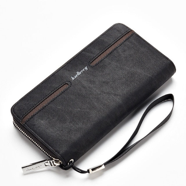 Baellerry Men Wallet with Wrist Strap