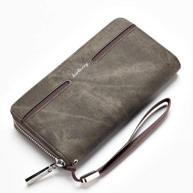 Baellerry Men Wallet with Wrist Strap