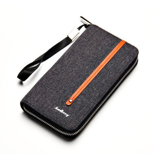 Baellerry Canvas Men Wallet with Wrist Strap