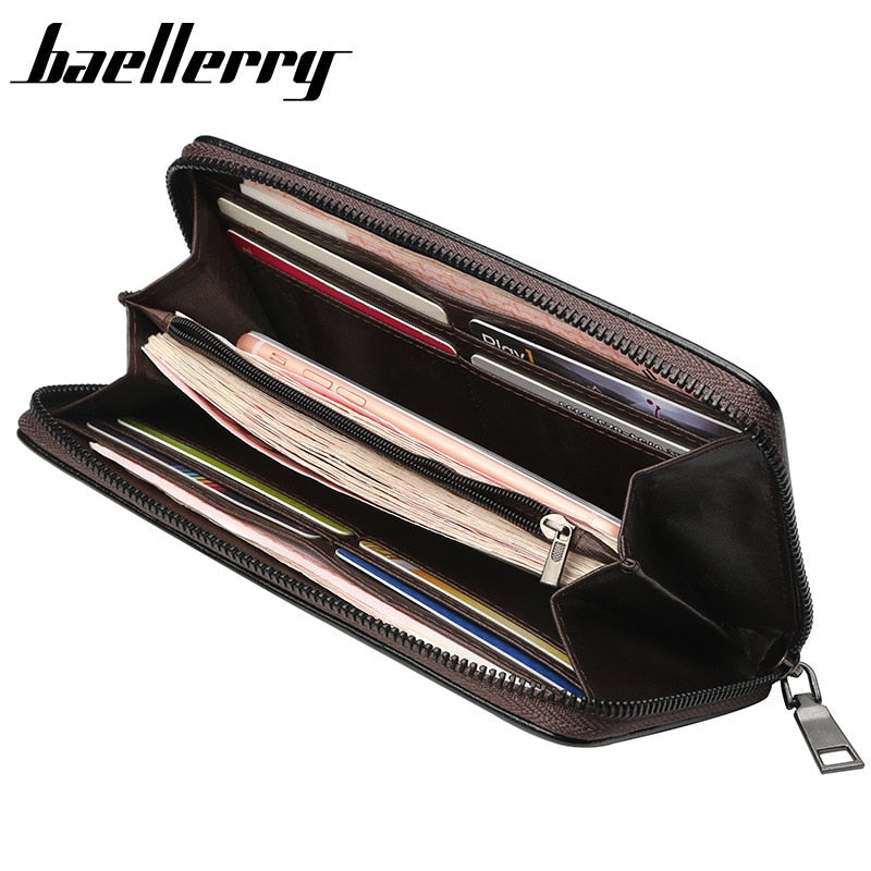 Baellerry Genuine Leather Men Wallet