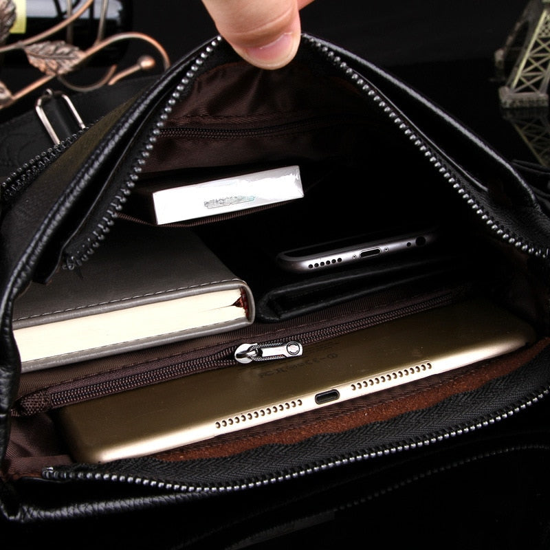 Stylish Leather Big Bag