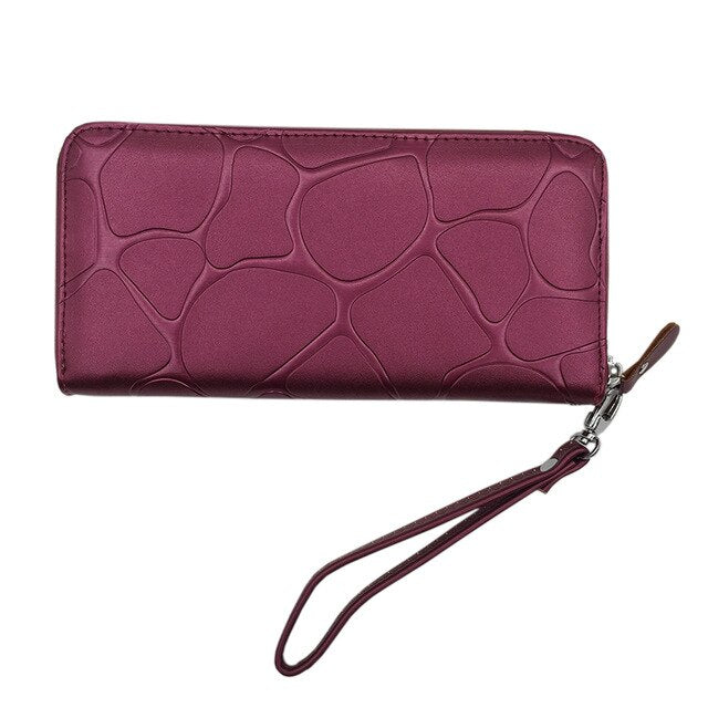 Voluminous Women Wallet with Wrist Strap