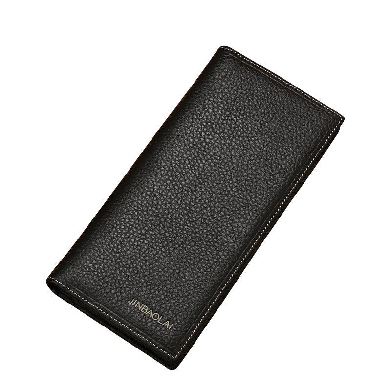 Jinbaolai Genuine Leather Men Wallet